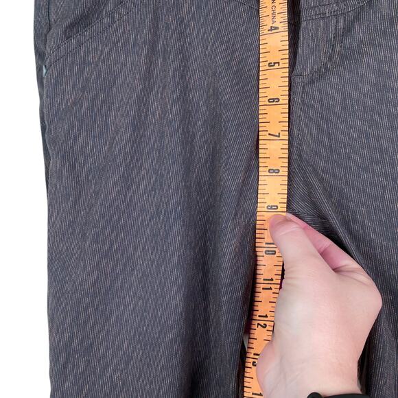 PrAna Tashia Brown Seaming Gorpcore Hiking Outdoors Skinny Pants SZ 4 - Picture 13 of 13